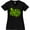 AB-Black, variant on Inktastic St. Patrick's Day Hand Lettering with Green Top Hat Women's Plus Size V-Neck T-Shirt