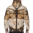 thumbnail image 7 of Sigee Vintage Dragonfly Artwork for Men's Pullover Hoodie Sweatshirts Adult Casual Long Sleeve Sweatshirts ,Sizes S-4XL-Small, 7 of 7