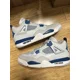 thumbnail image 1 of Ni - ke Size 11: Air Jordan 4 Retro 2024 Military Blue Reimagined FV5029-141 *WORN ONCE*, 1 of 5