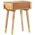 thumbnail image 4 of vidaXL Bedside Cabinet 16.9"x11.8"x22.8" Solid Mango Wood, 4 of 12