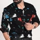thumbnail image 1 of Camisa de manga larga para hombre, camisa informal de moda con solapa y botones, traje elegante de lujo para fiesta, camisa de manga larga a rayas a cuadros para hombre, 1 of 6