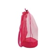 thumbnail image 2 of JJV Large Capacity Mesh Beach Bag Storage Tote with Drawstring Closure for Shells Crabbing Tools Wet Swimsuits Towels for Outdoor Play Supplies 19x9 Inch, 2 of 5