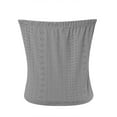 thumbnail image 5 of DondPO Boho Tube Tops For Women Strapless Summer Tops Womens Strapless Tops Strapless Tops For Women Plus Size Women's Tube Tops Gray 2XL, 5 of 5