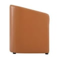 thumbnail image 6 of Manhattan Comfort Anna 19.69" Round Faux Leather Dining Chair in Brown (2 Pc), 6 of 11