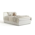 thumbnail image 5 of Storkcraft Santorini 5-in-1 Convertible Baby Crib, Frosted Oat with Driftwood, 5 of 17