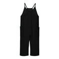 thumbnail image 3 of Girls' Jumpsuits & Rompers V Neck Spaghetti Straps Harem Long Pants Rompers with Side Pockets Cute Clothes for Teen Girls 10-11 Years, 3 of 8