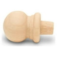 thumbnail image 4 of Small Wood Finials with Tenon, 7/8 inch, Pack of 50 Wooden Finials for Crafting, DIY Décor, and Wooden Finial Crafts, by Woodpeckers, 4 of 7