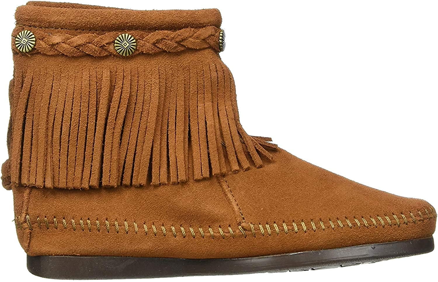 Women's BackZip Boot,Brown,7 M US Walmart Canada