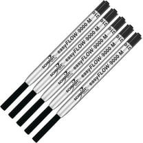 Imprinted Schmidt easyFLOW9000 Ballpoint Refill- Black Ink, Medium Tip 1.0mm - Pack of 5