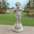 thumbnail image 1 of Design Toscano Cupid's Message of Love Statue,Antique Stone, 1 of 4