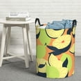thumbnail image 6 of XMXT Collapsible Laundry Basket, Abstract Lemon Illustration Waterproof Laundry Hampers Storage Baskets Dirty Clothes Hamper, 40L, 6 of 8