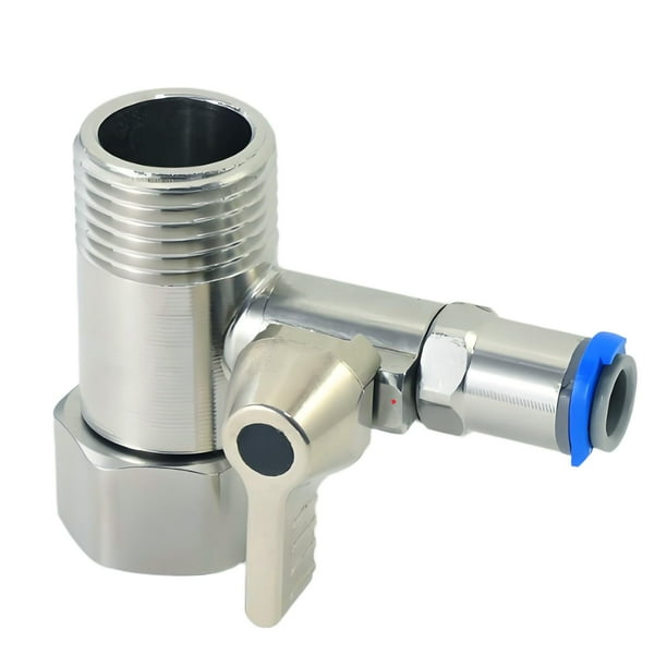 Adaptador de suministro de agua AimaTrun, válvula en T de 1/2 x 1/2 x 1/4 pulgadas