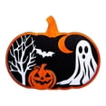thumbnail image 1 of Adorno de calabaza colgante, recorte de madera ligero, adorno decorativo espeluznante Estilo B, 1 of 9