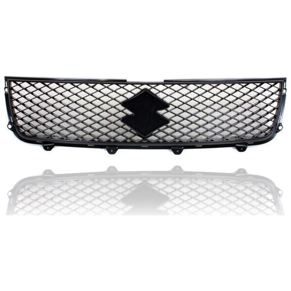 Grille - Compatible/Replacement for '06-10 Suzuki Grand Vitara - Upper Black Frame Insert, Emblem Provision - 7174165J0038B