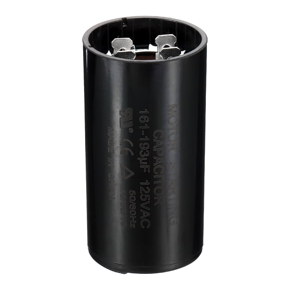 Uxcell 161-193uF/Mfd 125VAC 50/60Hz Motor Start Capacitor CD60 Run Capacitor