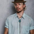 thumbnail image 6 of 6Pcs 3 Styles Bolo Tie Slider Clasp Leather Necktie Ties Slide Synthetic Turquoise Tie Western Cowboy Bolo Ties Decor for Bracelet Jewelry Making DIY Craft Wallet Bag, 6 of 6