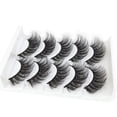 thumbnail image 3 of Fiudx Pestañas Postizas 3D, Gruesas y Rizadas, Suaves y de Aspecto Natural, Fáciles de Aplicar, Ideales para Selfies En Bodas y Fiestas, Realzan La Mirada, Paquete de 5 Pares., 3 of 6