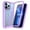 Purple, variant on iPhone 13 Pro Max Case with Built in Screen Protector,Dteck Full-Body Shockproof Rubber Hybrid Protection Crystal Clear PC Back Protective Phone Case Cover for Apple iPhone 13 Pro Max,Pink