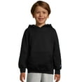 thumbnail image 4 of Unisex Youth Double Dry Action Fleece Pullover Hood, Black - XL, 4 of 9
