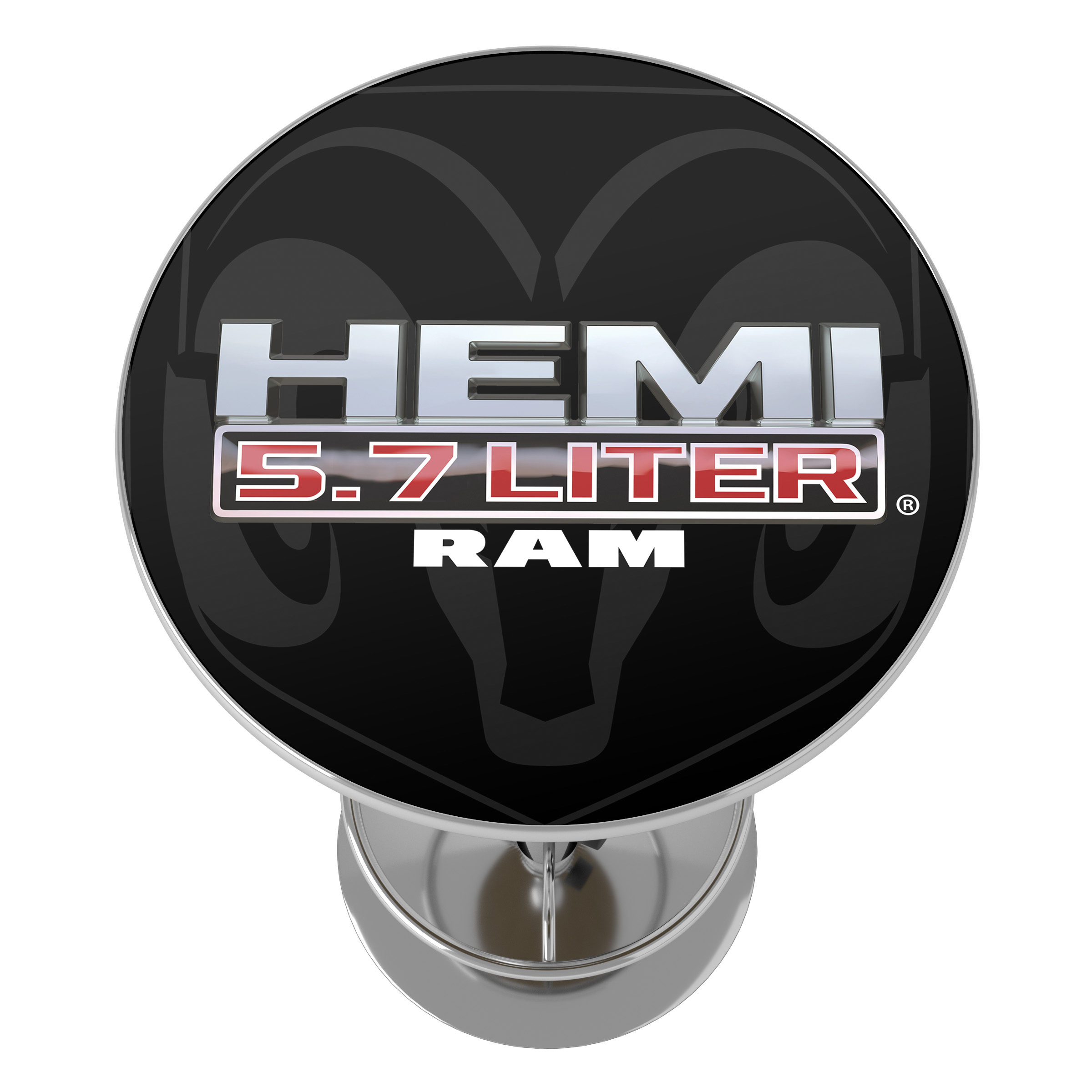 RAM Hemi Bar Table with Adjustable Footrest and Acrylic Top