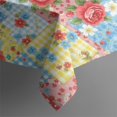 thumbnail image 4 of Pioneer Flower Floral Print Pattern Rectangle Tablecloth 60"x120", Waterproof Polyester Table Cloth, Wipeable Spillproof for Dining Camping Indoor Outdoor, 4 of 6
