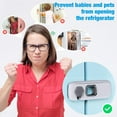 thumbnail image 6 of NiHome Child Proof Refrigerator Lock 6-Pack, Baby Safety Locks for Fridges, Cabinets, Drawers, Double Doors and More, French Fridge Door Lock Protect Babies from Fridge Accidents, Durable(Gray), 6 of 7