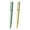 Green+yellow, variant on 2Pcs Press Fountain Pen, Retractable Extra Fine Nib Metal Ink Pen with Converter for Student Teacher Officail