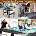 thumbnail image 2 of 48” All-in-One Multi Game Table Set, 16 Game Combo with Foosball, Pool, Table Tennis & More, Space-Saving Stackable Design for Family Game Room, 2 of 7