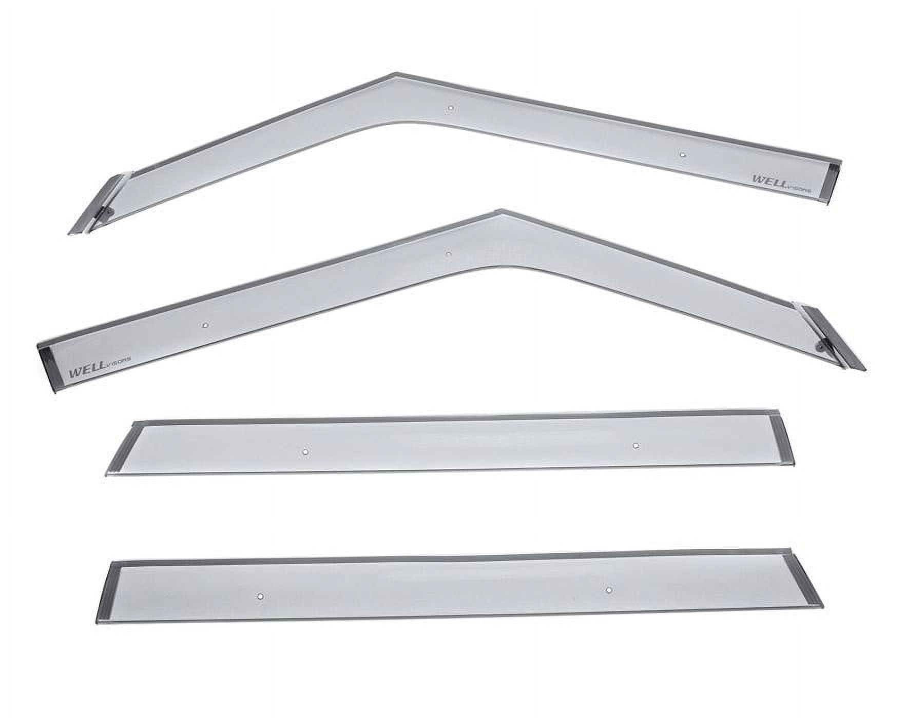 WellVisors Window Visors Wind Deflectors Compatible With Hyundai Santa Cruz 2022+ Premium Series Rain Guards 3-847HY029, Side Window Wind Deflectors & Visors - Canada