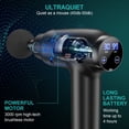 thumbnail image 2 of Muscle Massage Gun Handheld Deep Tissue Massager Electric Quiet Portable Massaging Gun 30 Speed Adjustable Professional Percussion Fascia Gun for Sore Muscle and Stiffness, 2 of 9