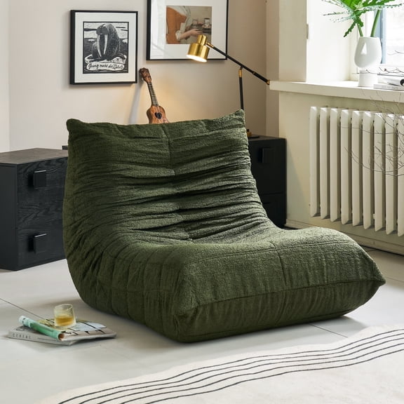 YINIX Adult Bean Bag Chairs for Living Room and Bedroom, Green