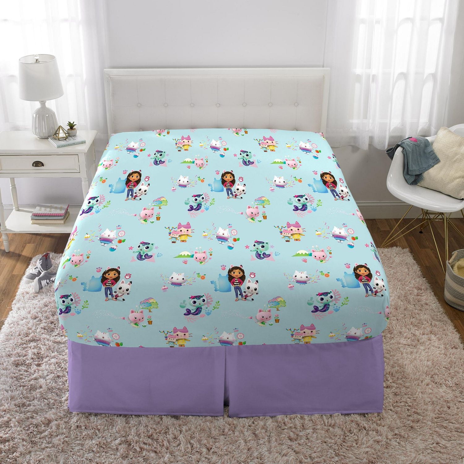 Gabby's Dollhouse "Paw Tastic" Full Sheet Set, Gabby's Dollhouse Full Sheet Set