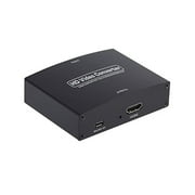 YPbPr to HDMI Converter with Audio Extractor, Component to HDMI Converter, Component Video Adapter for HDTV, Supports 1080P and Digital Audio