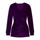 thumbnail image 3 of Uootdi Plus Size Sequin Tops for Women Sparkly Glitter Bow Crewneck Long Sleeve Shirts Evening Party Night Top Going Out Pullover Gift, 3 of 6