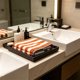 thumbnail image 5 of Striped Cottons Bath Towel Soft Absorbent Terrys Cloth Hand Towel For Bathroom Home Gym Use, 5 of 6