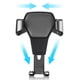 thumbnail image 5 of Soporte universal para teléfono móvil para automóvil, con ventosa para parabrisas y rejilla de ventilación. Soporte para teléfono móvil con GPS integrado (negro)., 5 of 8