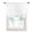 Turquoise, variant on Black Brown Modern Stripes Tie Up Curtains for Window, Country Chic White Stiped Geometric Lines Thermal Insulted Balloon Shade Adjustable Rod Pocket Curtains for Kitchen Bathroom Café 34 x 45