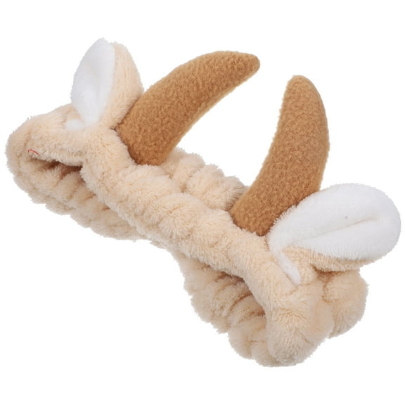 Highland Cow Make up Women Hair Hoop Horn Headband Small Practical Bride
