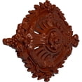 thumbnail image 3 of 35 7/8"W x 22 1/2"H x 4 3/8"P Antonio Ceiling Medallion, Hand-Painted Firebrick, 3 of 6