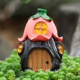 thumbnail image 5 of Fairy Garden Mushroom Figurines Mini House Flowerpot for Outdoor Indoor Patio Yard Lawn Porch Ornament Craft Gifts B, 5 of 5