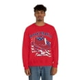 thumbnail image 5 of America Flag Cowboy Skull Unisex Heavy Blend™ Crewneck Sweatshirt, 5 of 9