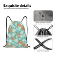 thumbnail image 5 of Drawstring Backpack - Cute Sloth on Floral Tree Splash Proof Small Drawstring Gym Bag for Women Men, Cinch Sports String Bag Backpack for Travel Swimming Beach, 5 of 8