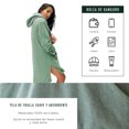 thumbnail image 3 of Sudadera larga de Toalla Unisex CECO para secado rápido. Materiales reciclados, 3 of 3
