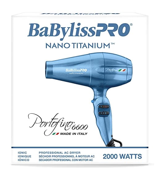 BaBylissPRO® Nano Titanium™ Portofino™ Full-Size Dryer (BLUE)