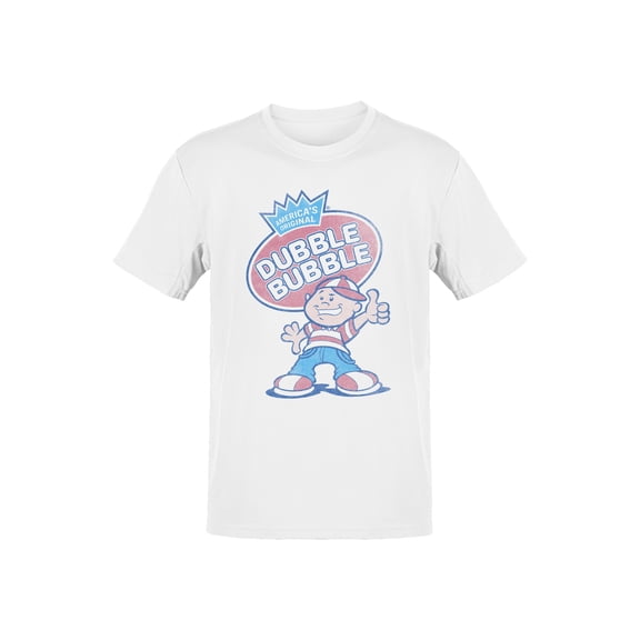 Officially Licensed Dubble Bubble Retro Cartoon Graphic Men's T-shirt