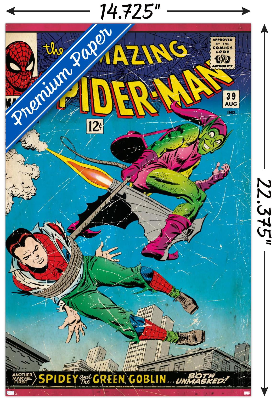 Marvel Comics - Spider-Man - Amazing Spider-Man #39 Wall Poster, 14.725" x 22.375"