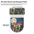 thumbnail image 7 of Yuyamidu Aesthetic Mushroom Toilet Lid Covers for Bathroom Round Toilet Lid Protector Soft Toilet Tank Dust Cover Fits Most Size Toilet Lid and Toilet Tank, 2 Pieces, 7 of 7
