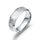 thumbnail image 1 of 2022 Vintage números romanos hombres anillos temperamento moda 6mm ancho anillos de acero inoxidable para hombres joyería regalo Deng Xun unisex, 1 of 2