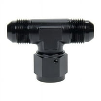 Allstar Performance ALL49652 6AN Male x 6AN Female Swivel Tee Swivel On Side Adapter Fitting - Black