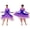 Lavender, variant on Women's Praise Dance Dress Long Sleeve Asymmetrical Tunic Worship Liturgical Dancewear Black S